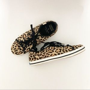 Keds Kate Spade Leopard Low Top Sneakers
